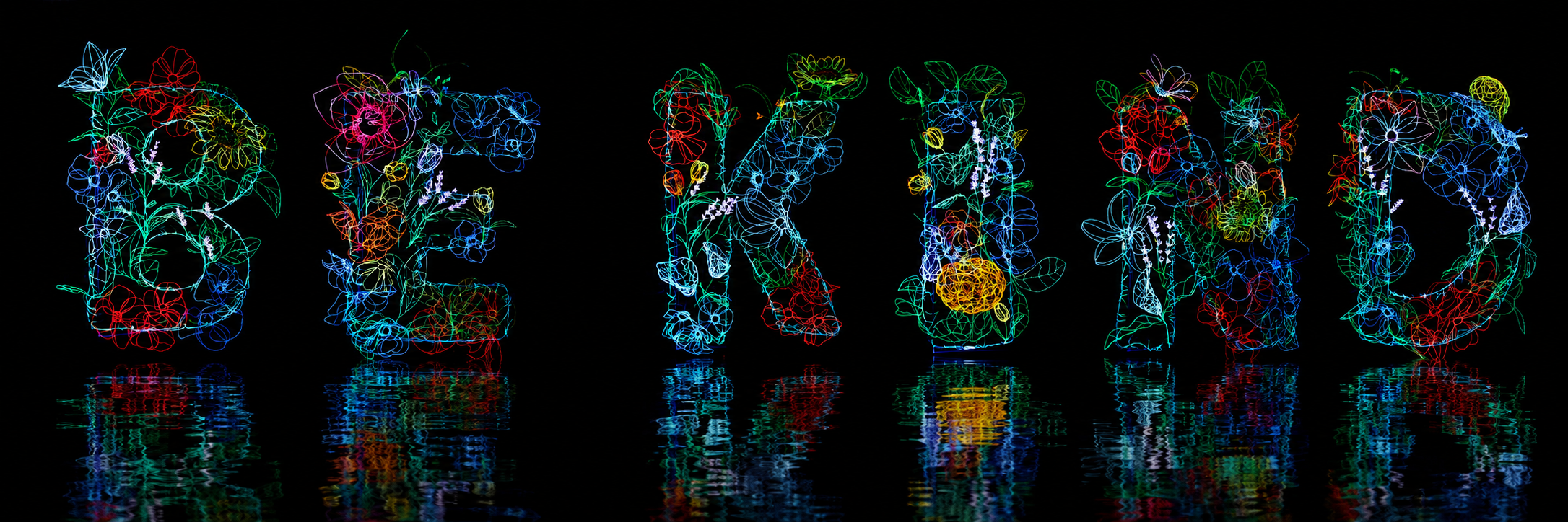Abitare la Luce - installazione luminescente ideata da Giuseppe Inglese